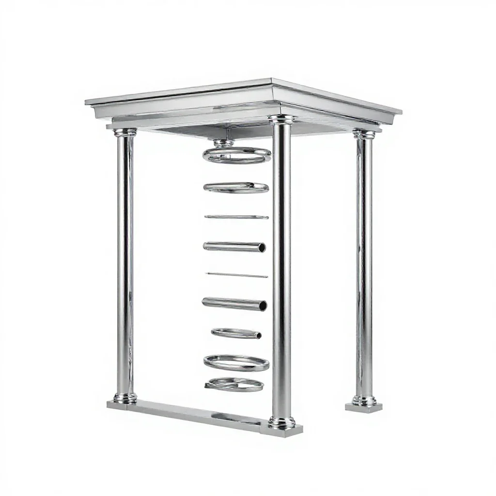 Portico isolated on a white background