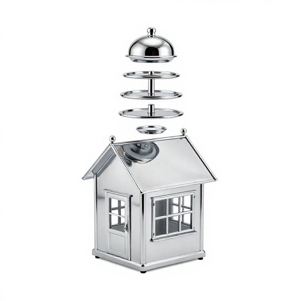 Posthouse isolated on a white background