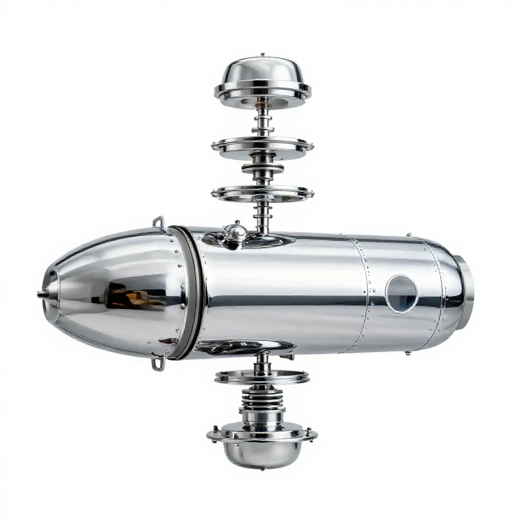 Pressure cabin isolated on a white background