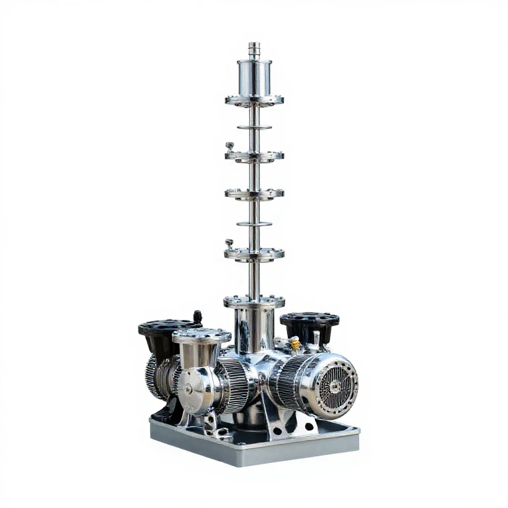 Pump well isolated on a white background