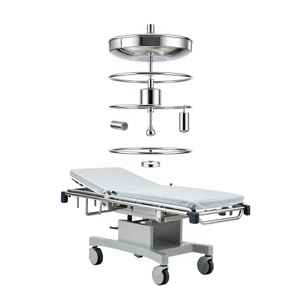 Recovery room isolated on a white background