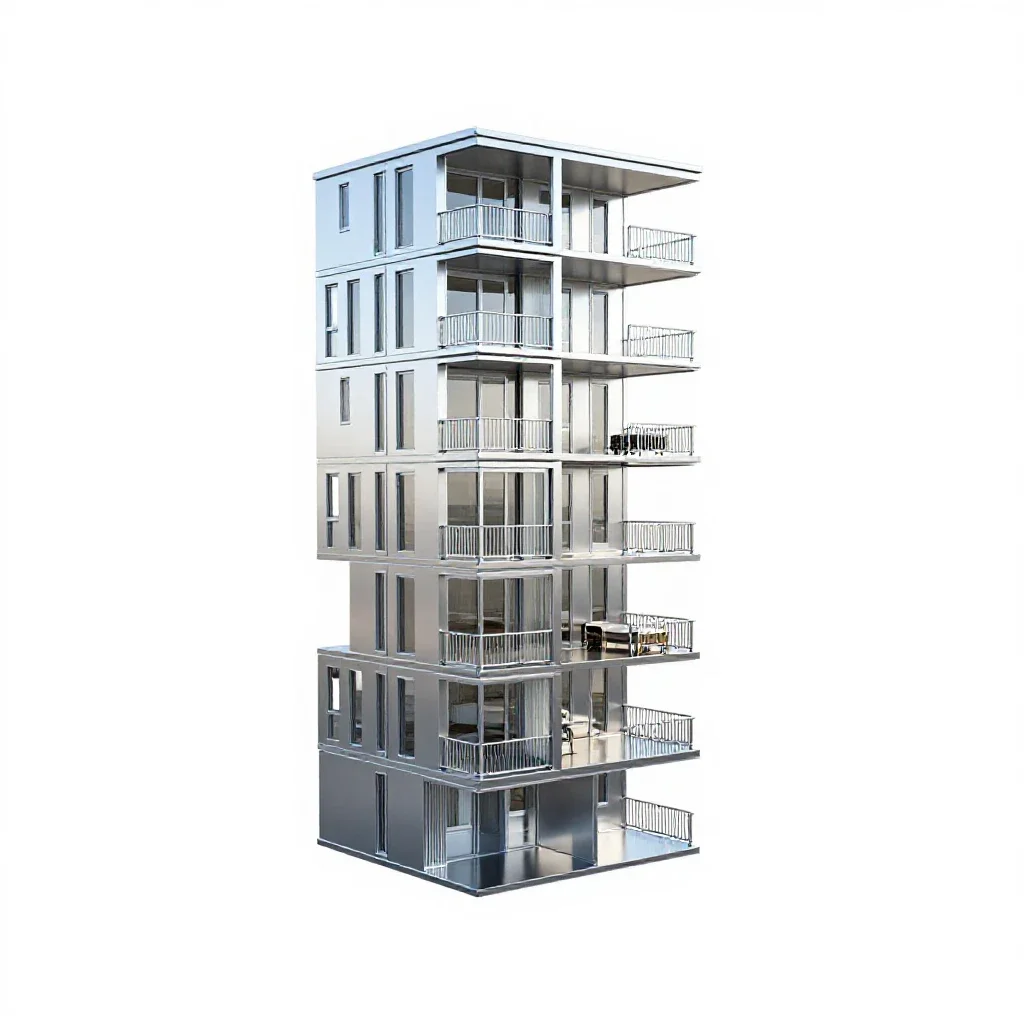 Apartment isolated on a white background