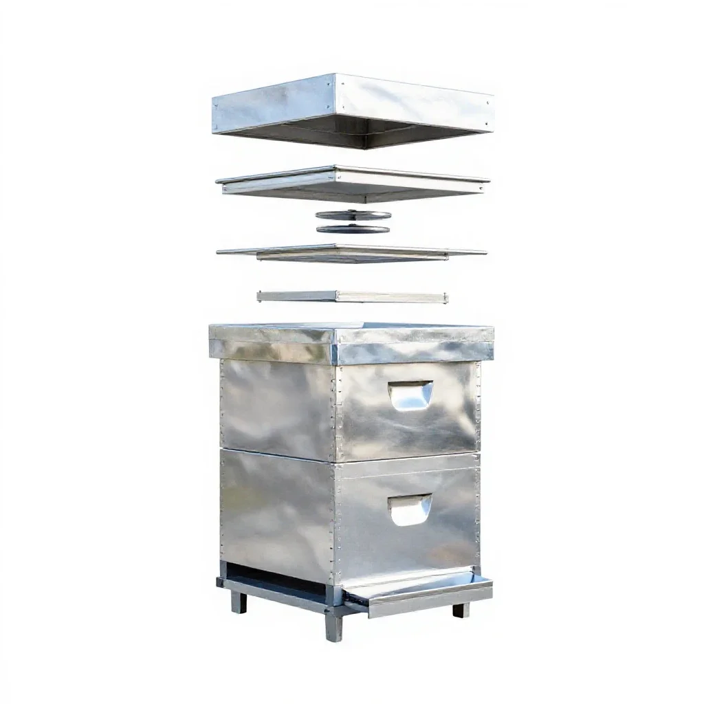 Apiary isolated on a white background