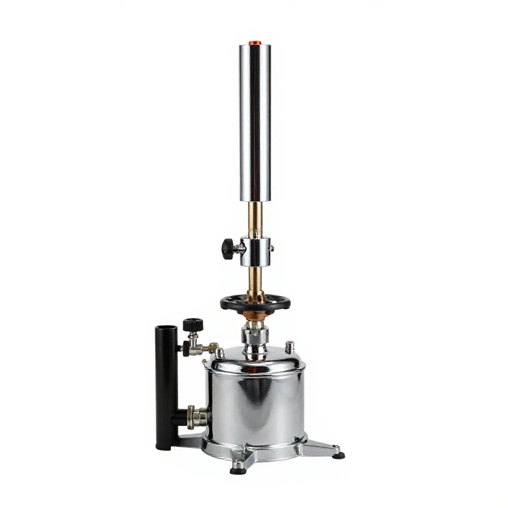 Oil burner isolated on a white background
