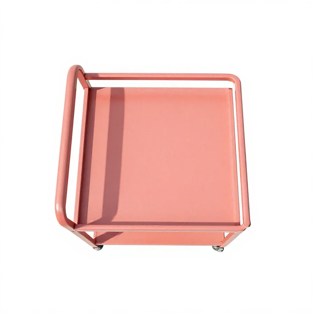 Serving cart isolated on a white background