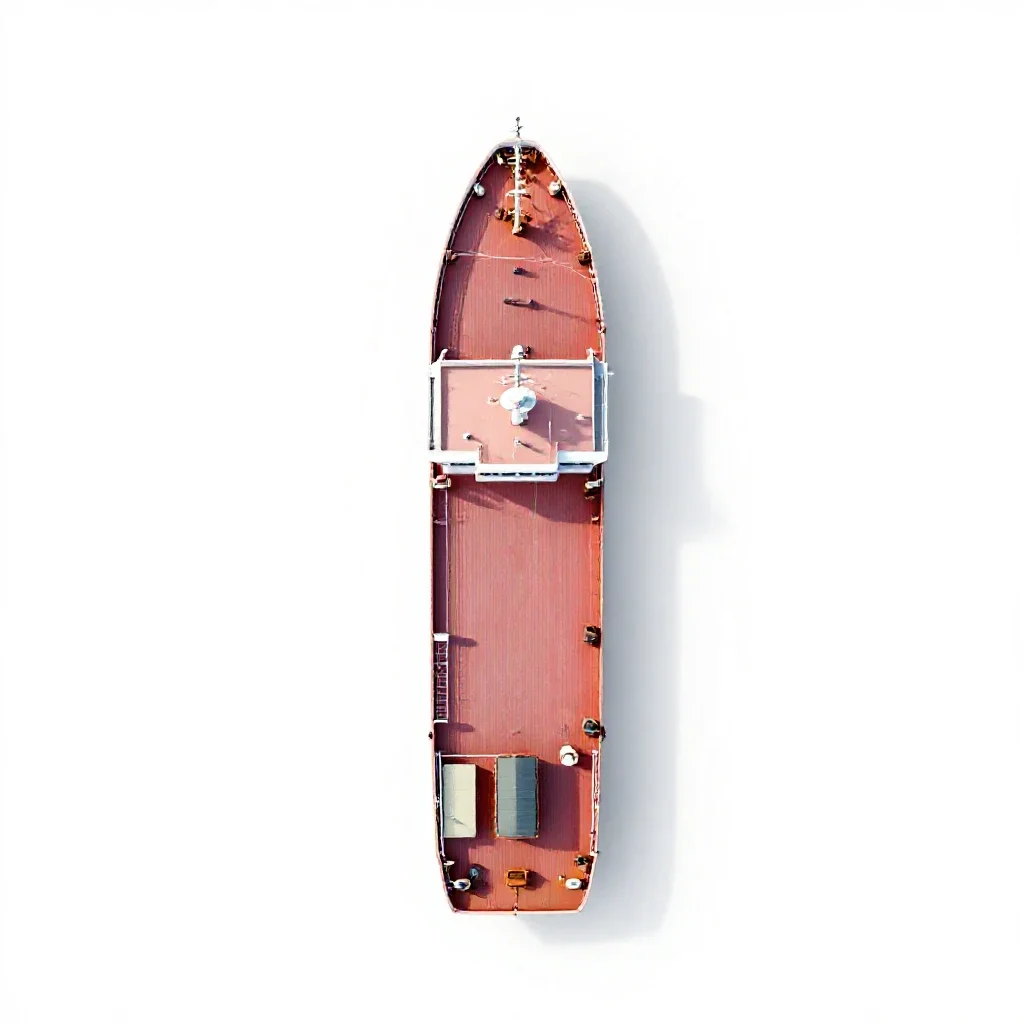 Ship isolated on a white background
