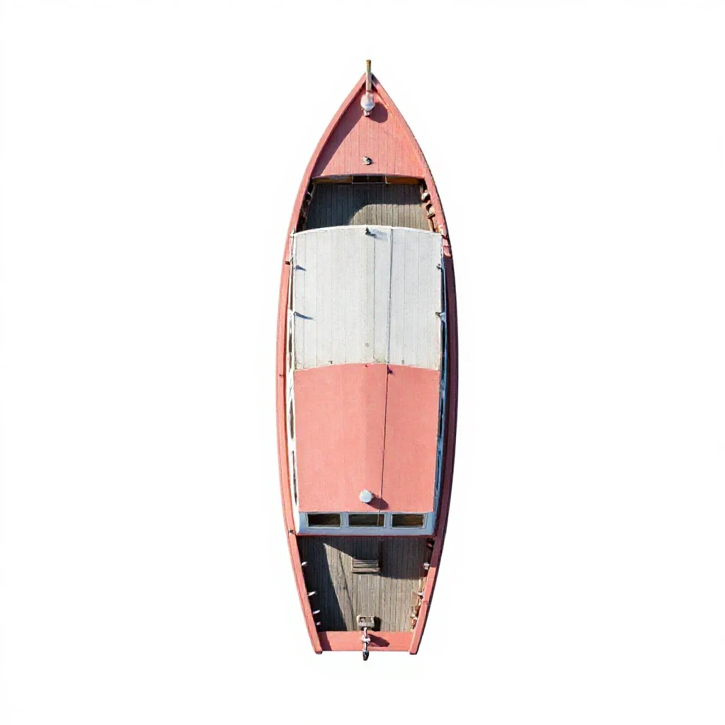 Showboat isolated on a white background
