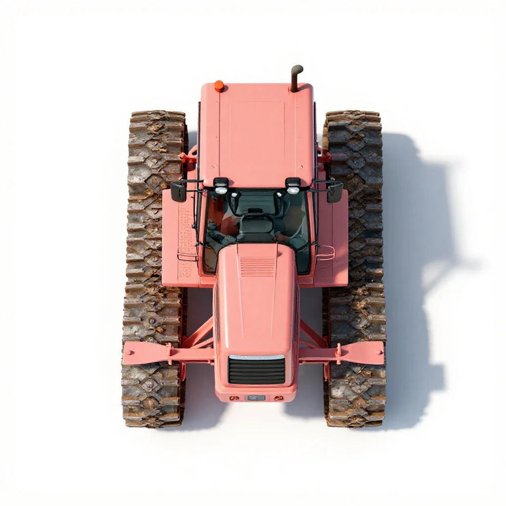 Skidder isolated on a white background