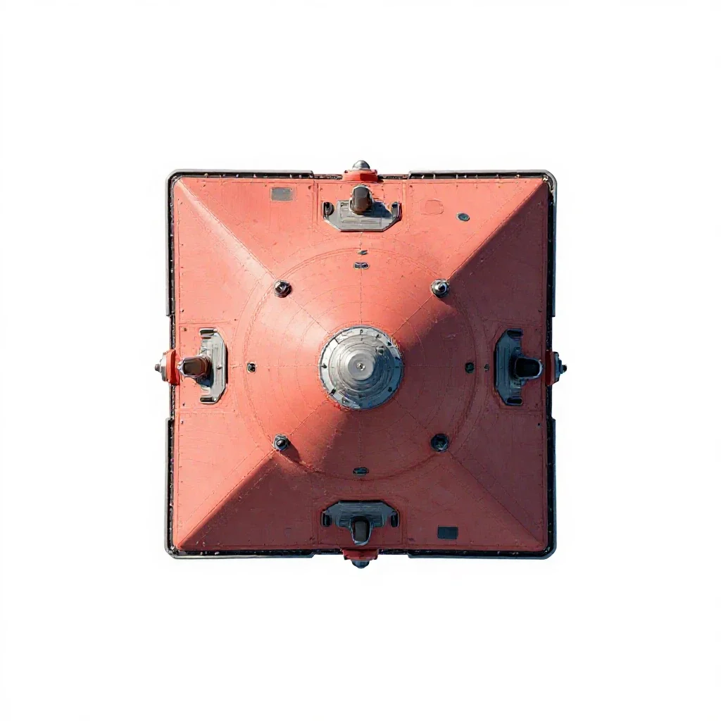 Spacecraft isolated on a white background