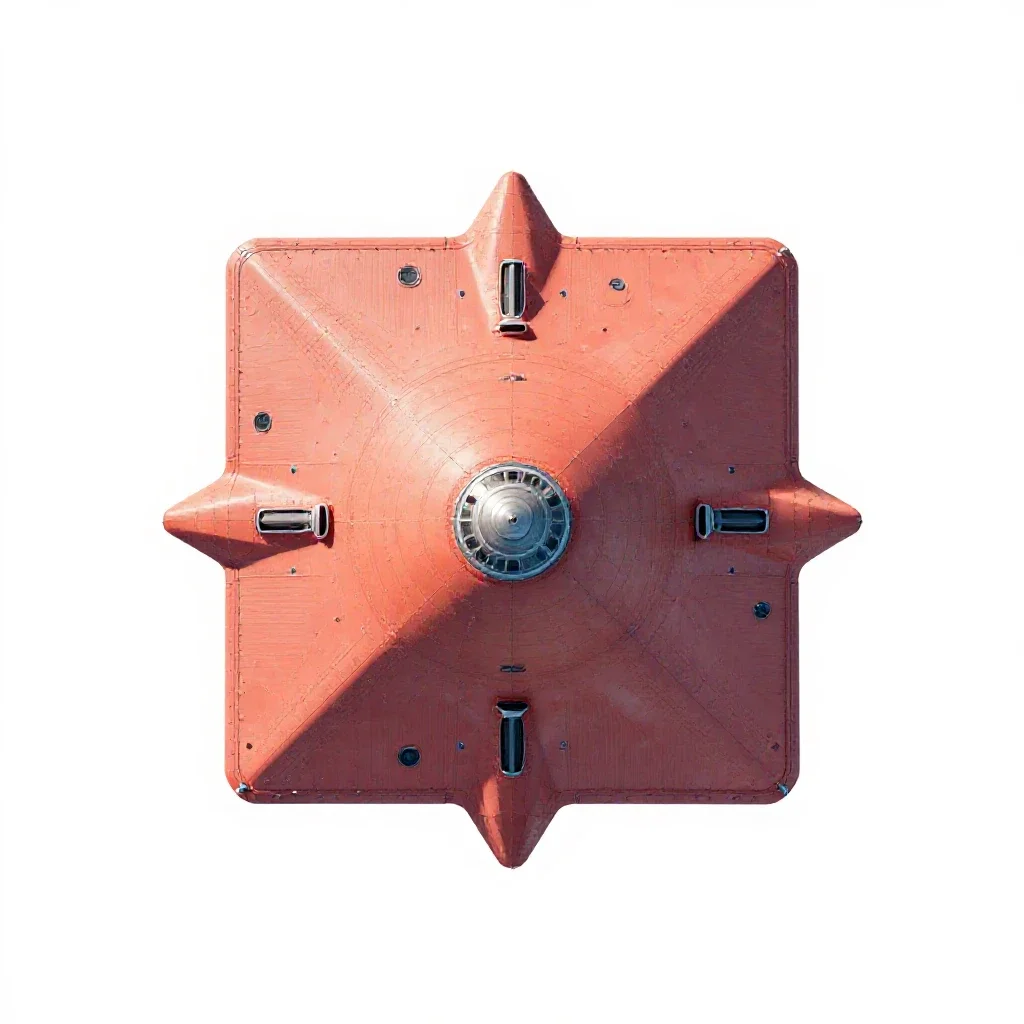 Starship isolated on a white background