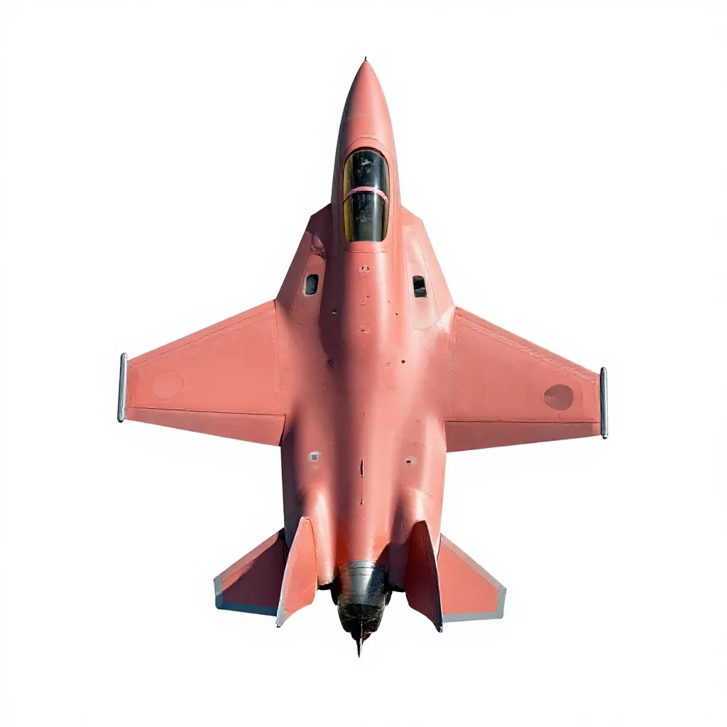 Stealth fighter isolated on a white background