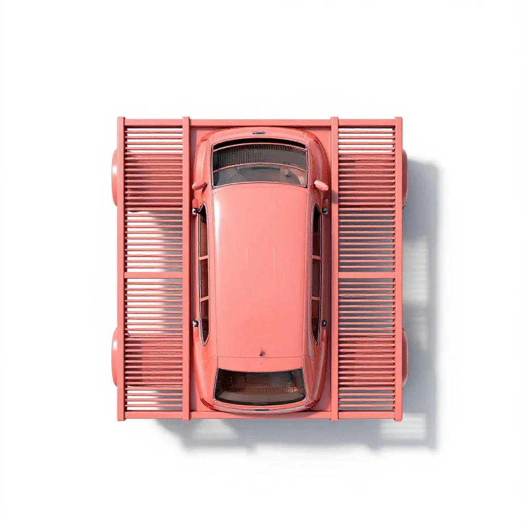 Stockcar isolated on a white background