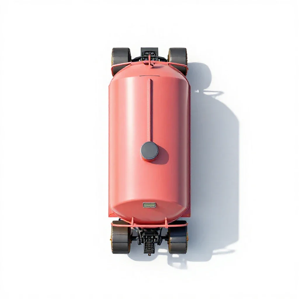 Tank car isolated on a white background