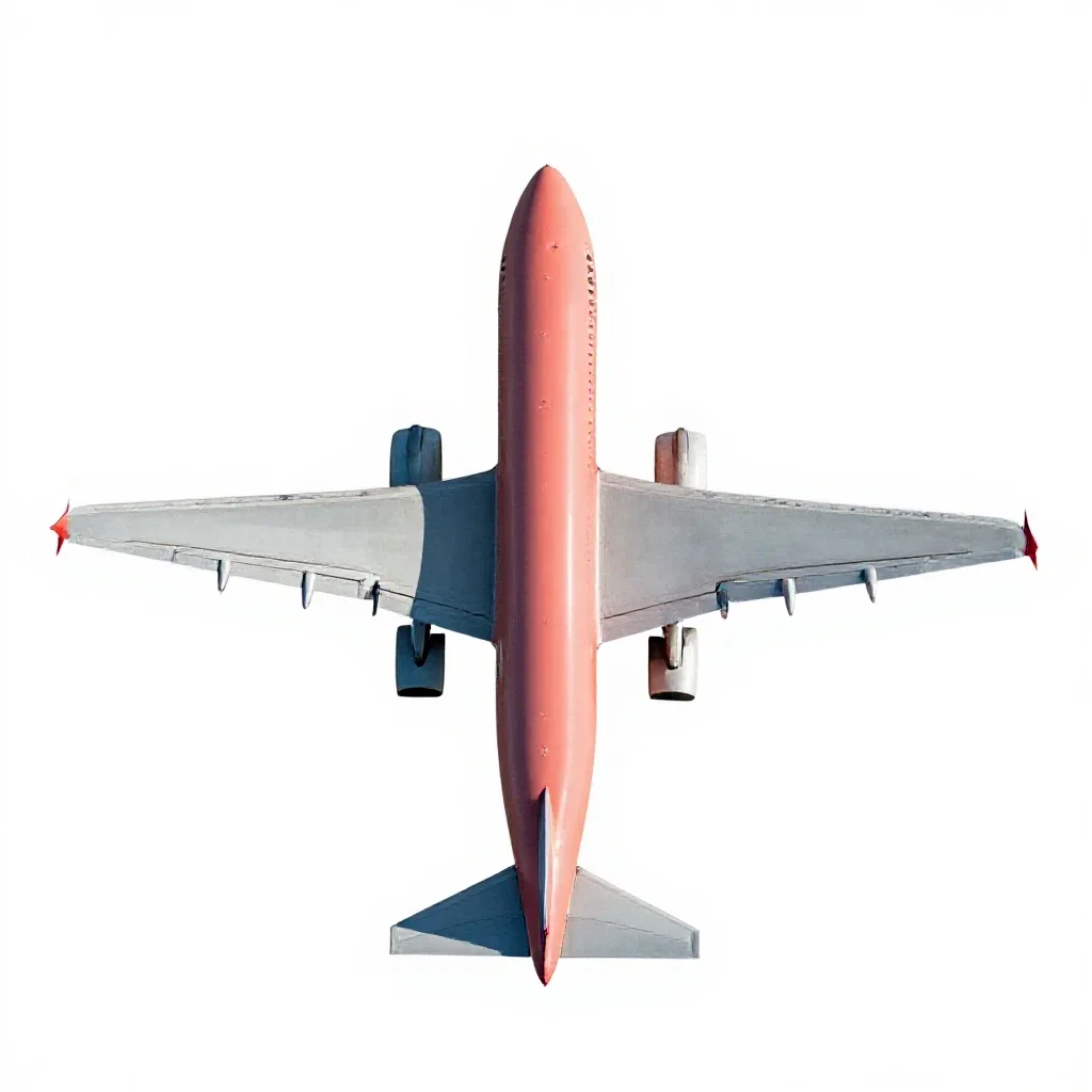 Tanker plane isolated on a white background