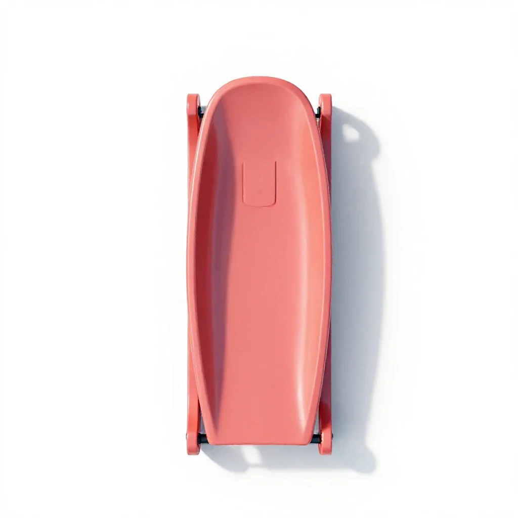 Toboggan isolated on a white background