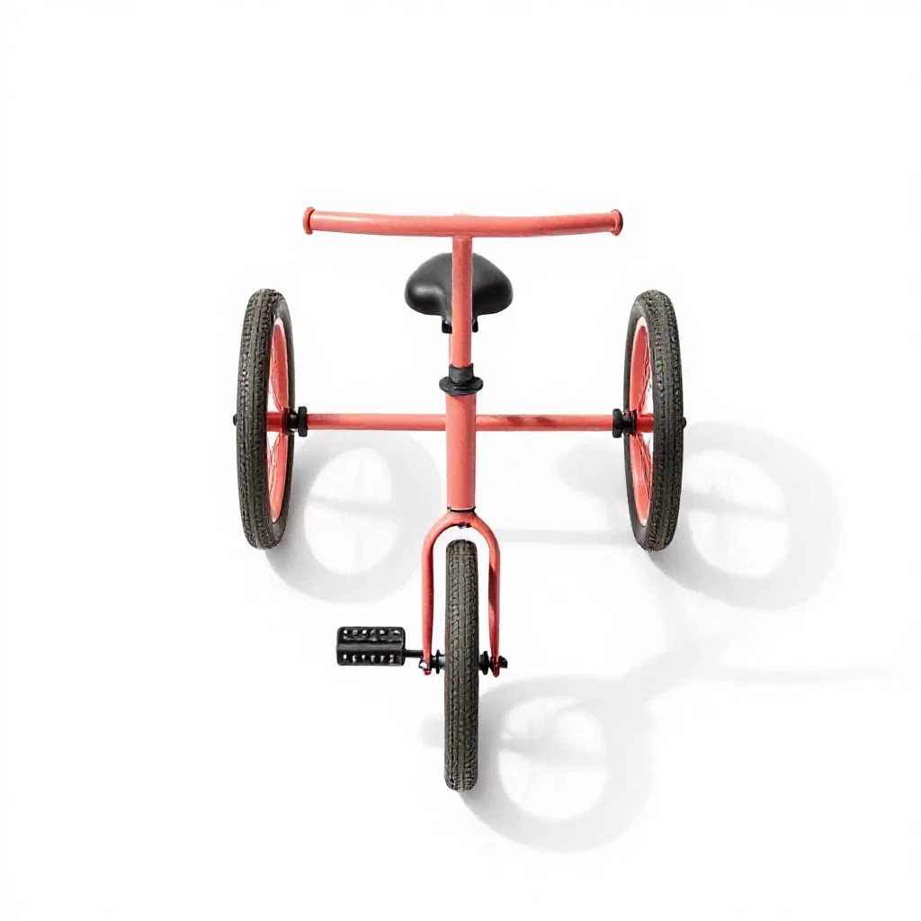 Tricycle isolated on a white background