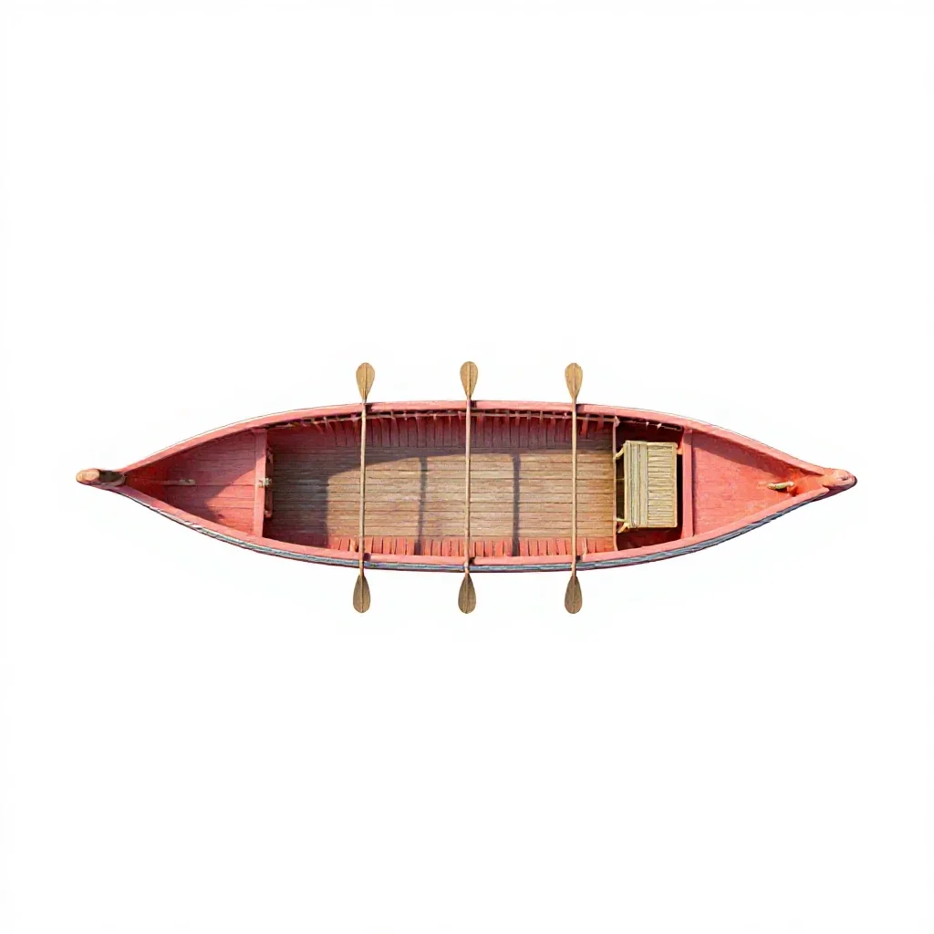Trireme isolated on a white background