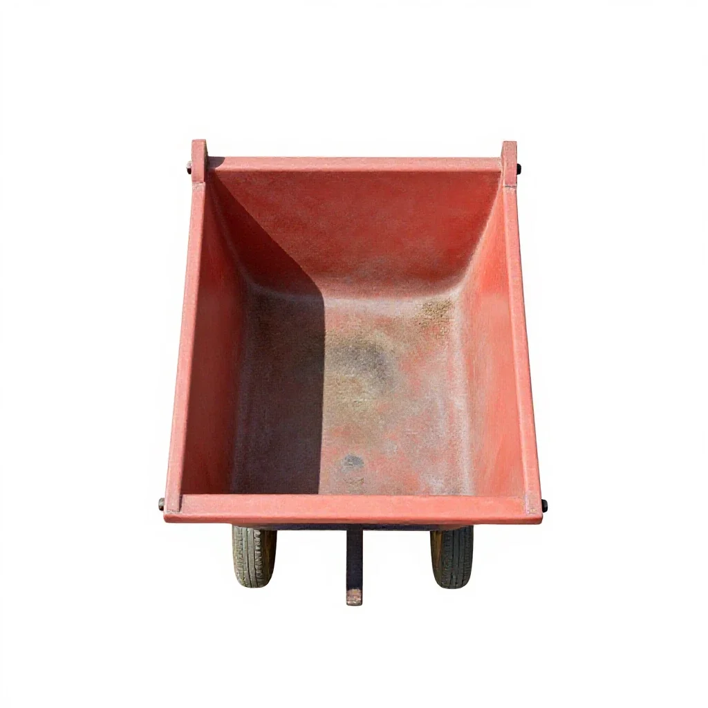 Tumbrel isolated on a white background
