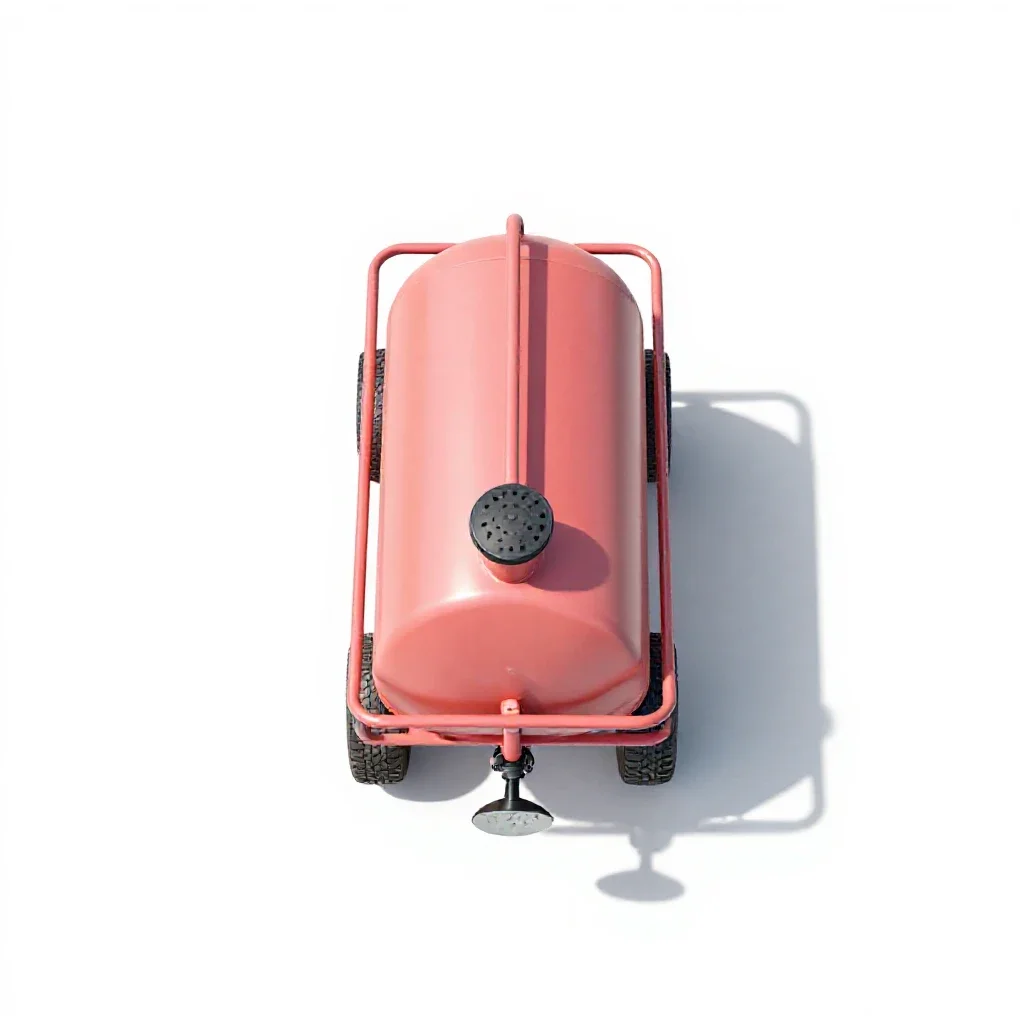 Watering cart isolated on a white background
