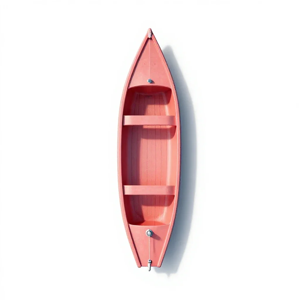 Whaleboat isolated on a white background