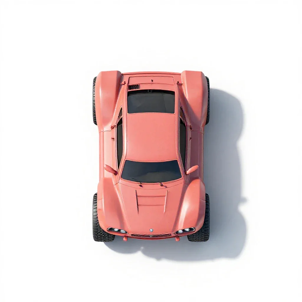 Wheeled vehicle isolated on a white background