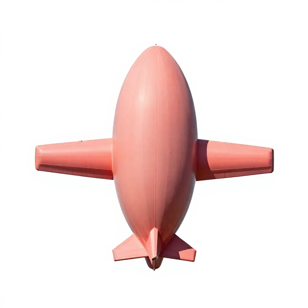 Zeppelin isolated on a white background
