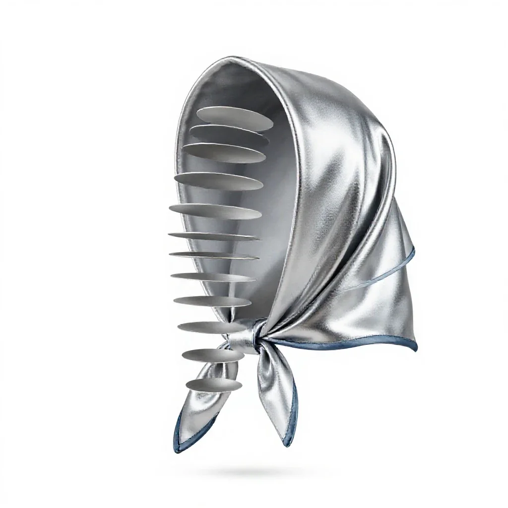 Babushka isolated on a white background