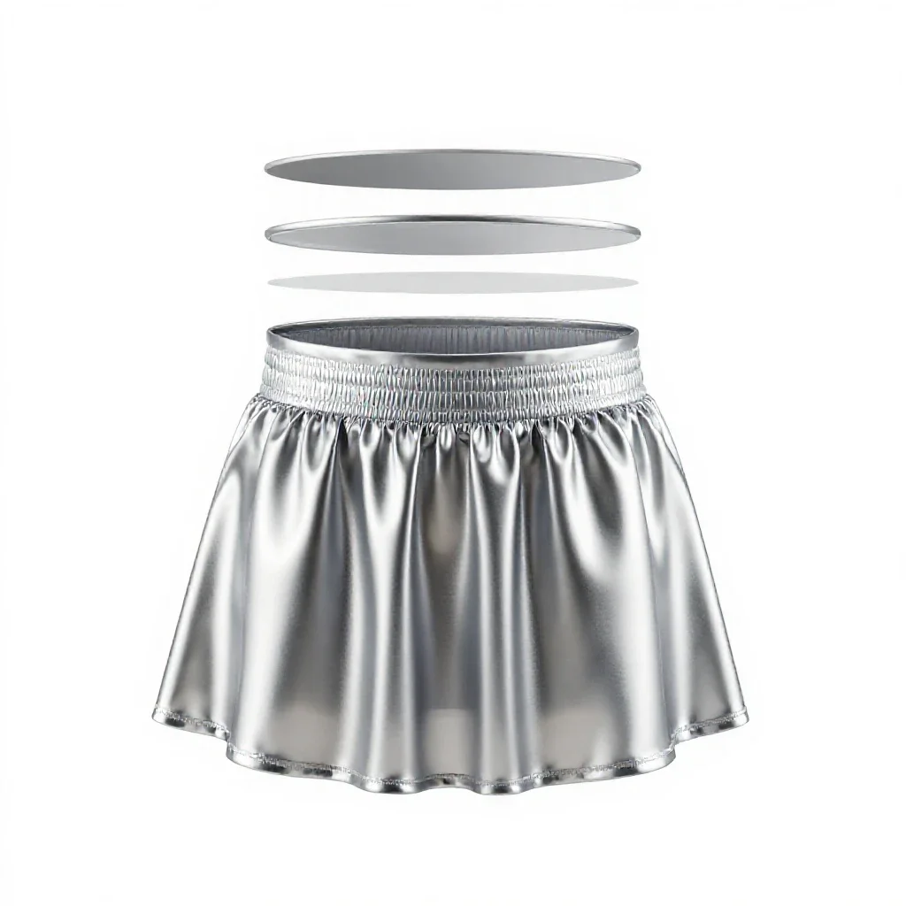Ballet skirt isolated on a white background