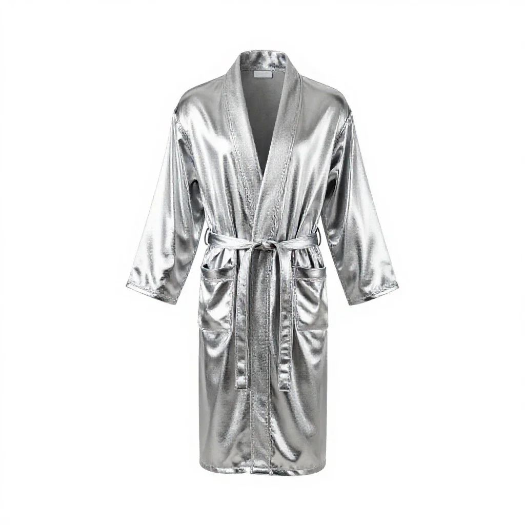 Bathrobe isolated on a white background