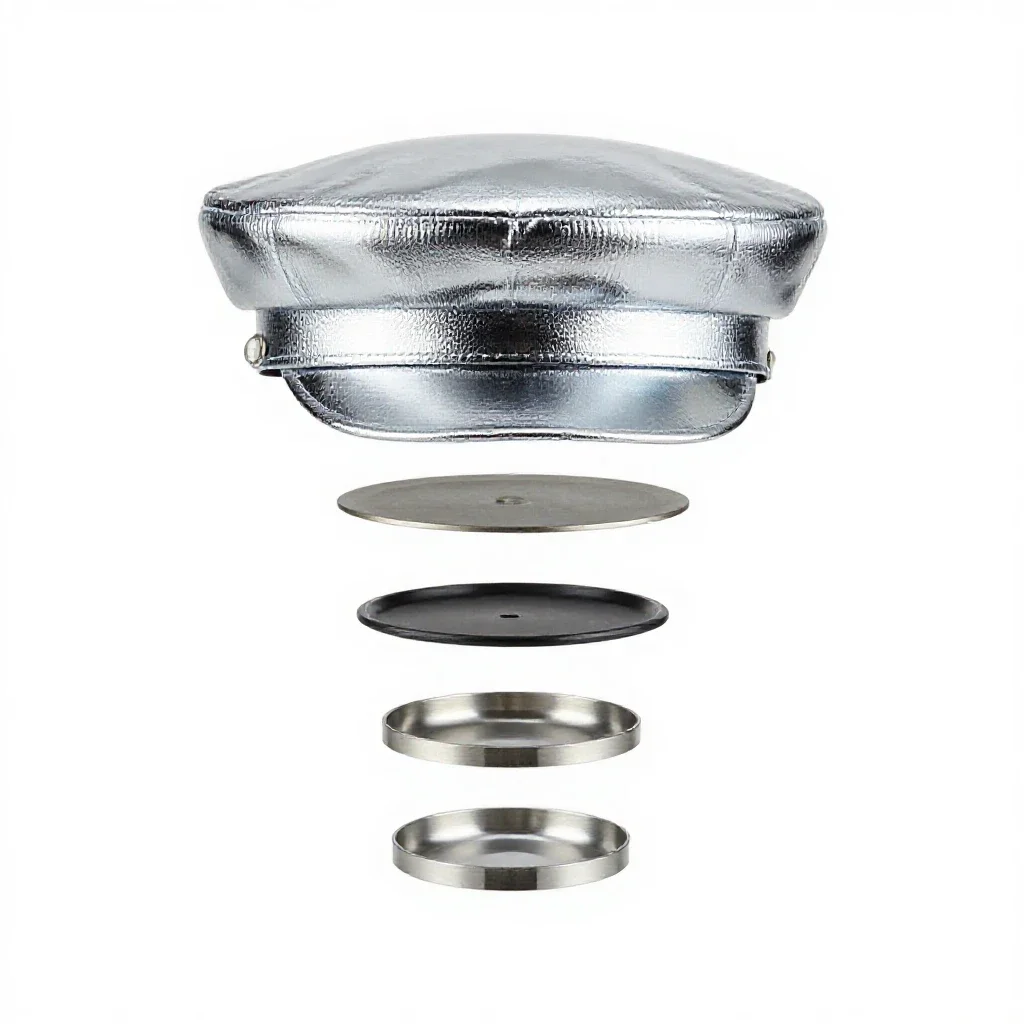 Biretta isolated on a white background