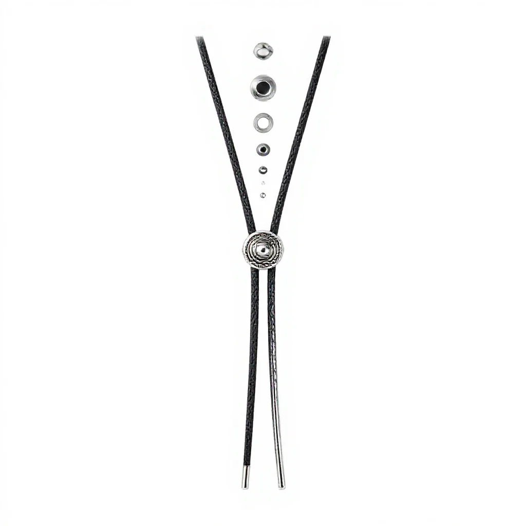 Bolo tie isolated on a white background