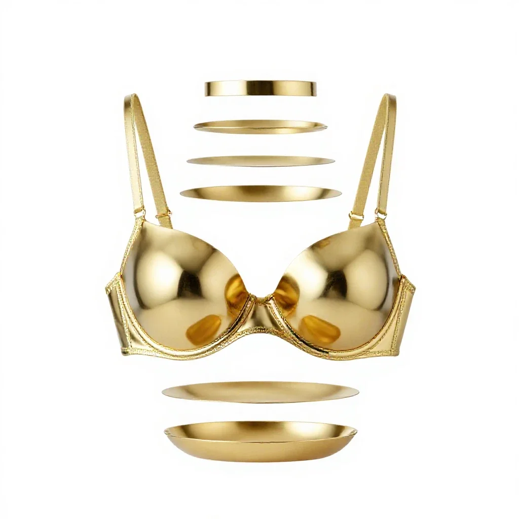 Brassiere isolated on a white background