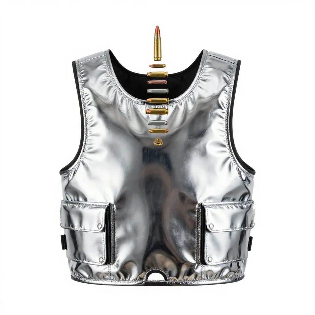Bulletproof vest isolated on a white background
