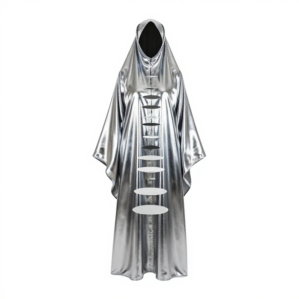 Burqa isolated on a white background