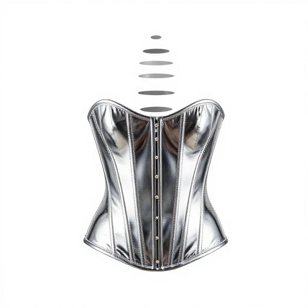 Bustier isolated on a white background