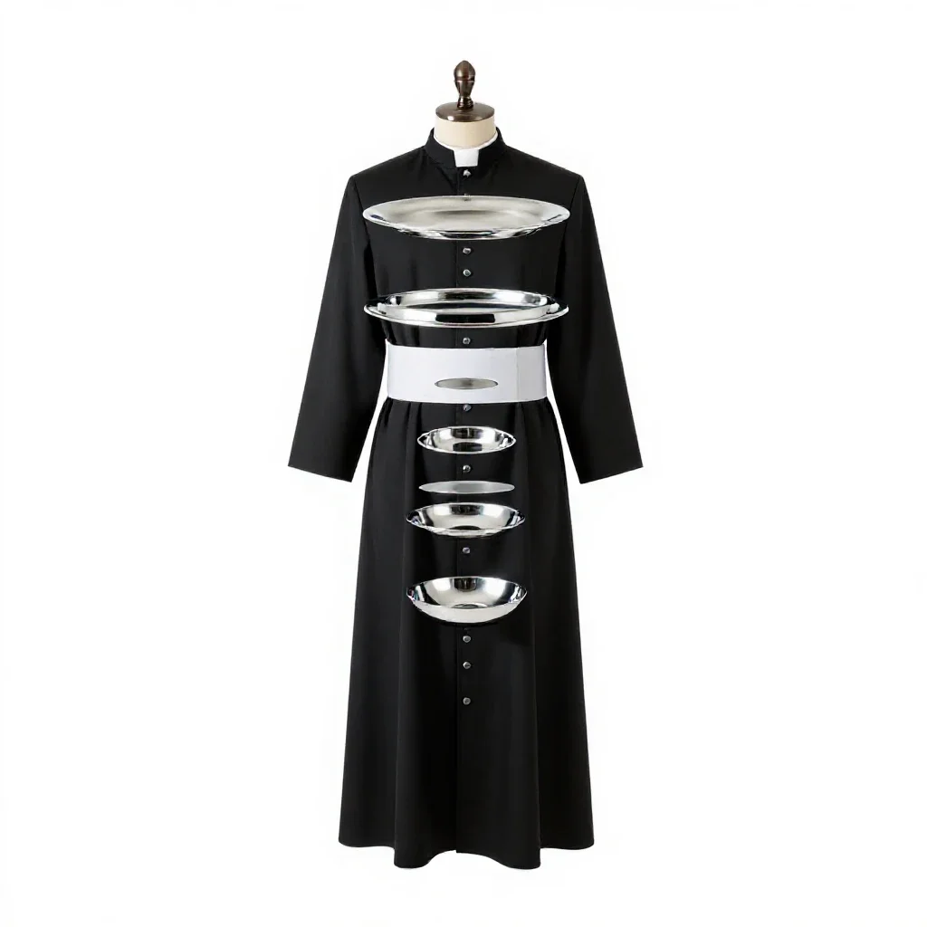 Cassock isolated on a white background