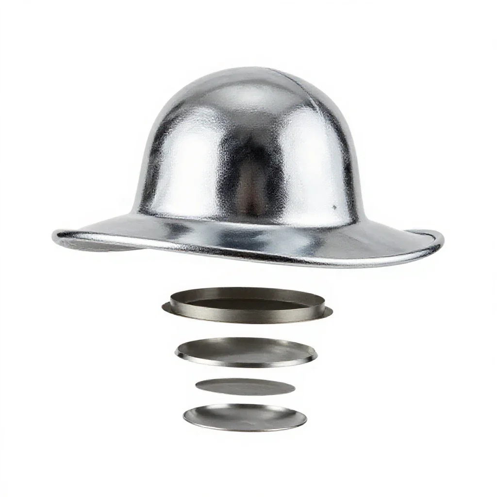 Cavalier hat isolated on a white background