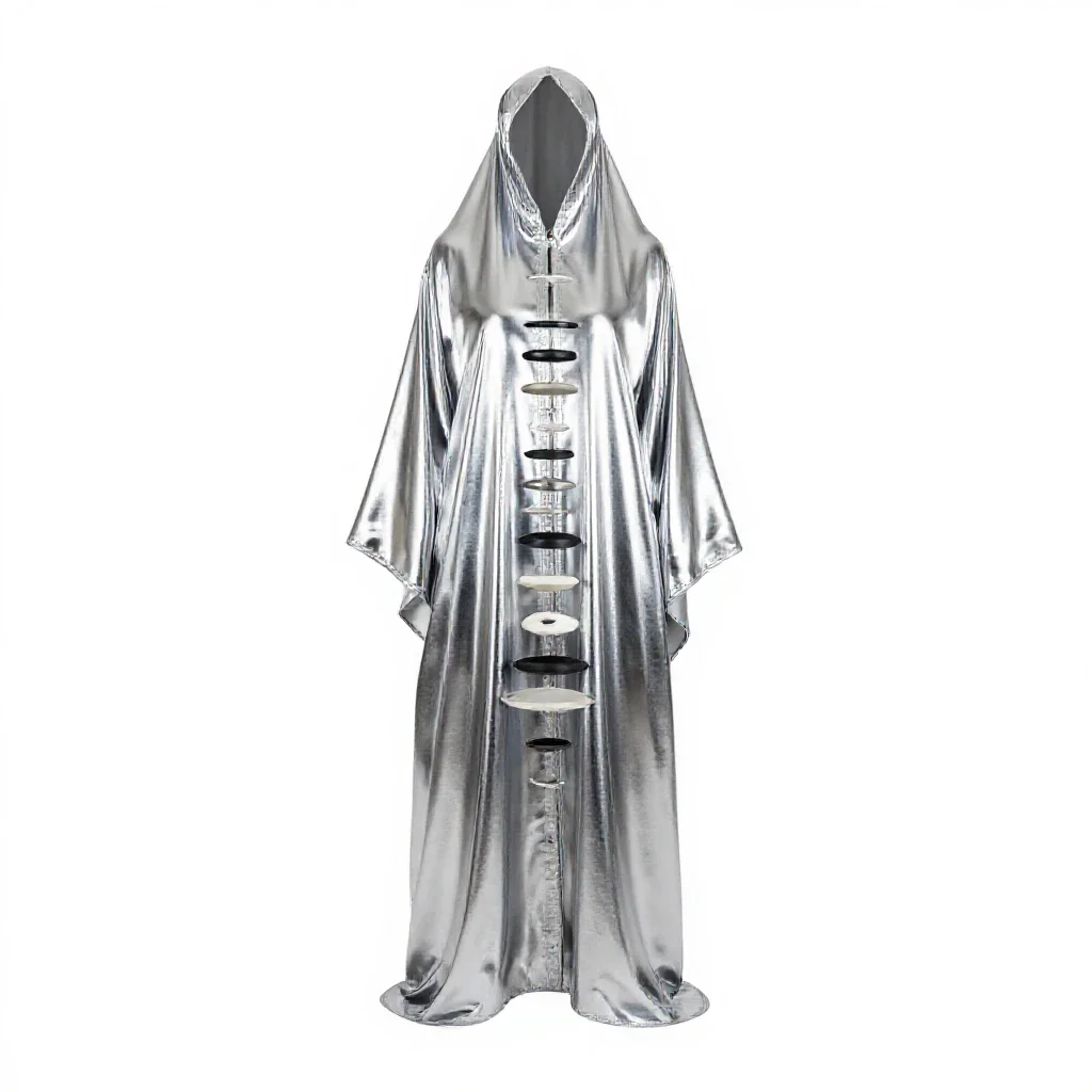 Chador isolated on a white background