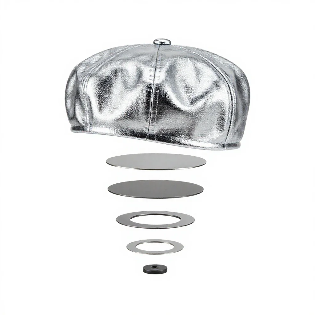 Cloth cap isolated on a white background