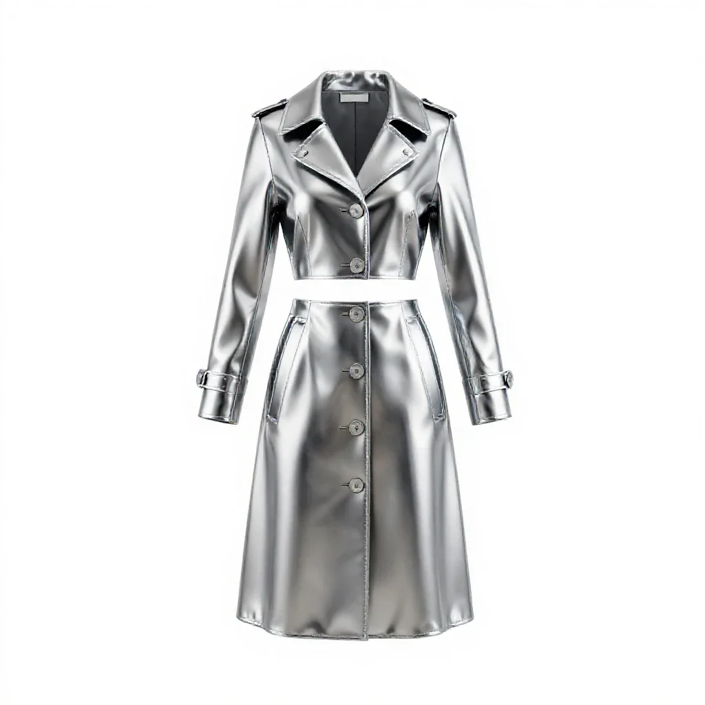 Coatdress isolated on a white background