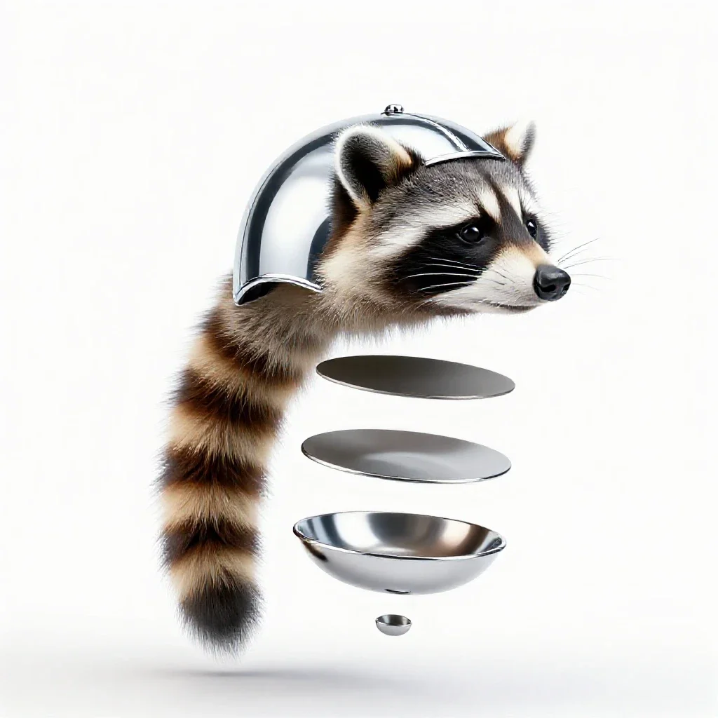 Coonskin cap isolated on a white background