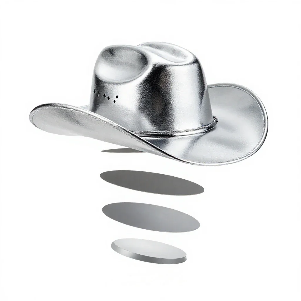 Cowboy hat isolated on a white background