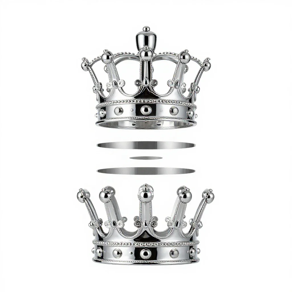 Crown isolated on a white background