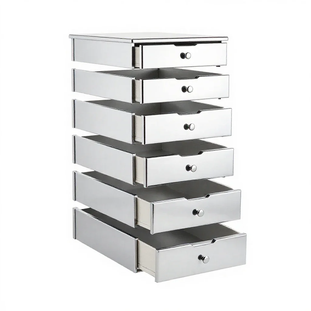 Drawers isolated on a white background
