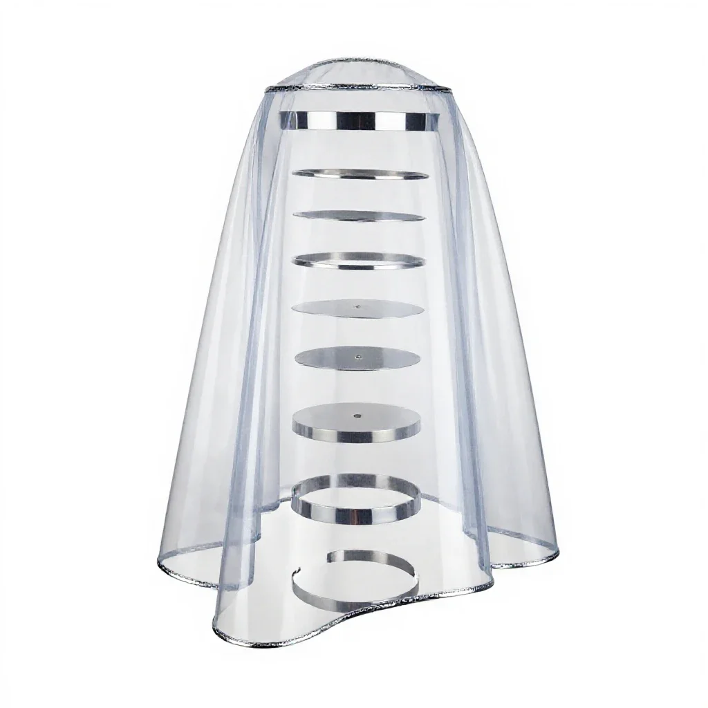 Face veil isolated on a white background