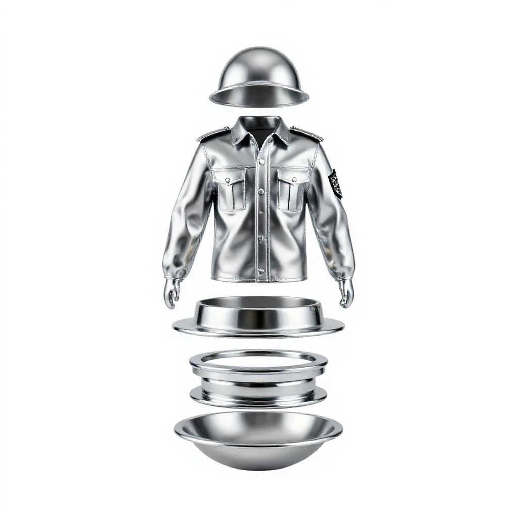 Fatigues isolated on a white background