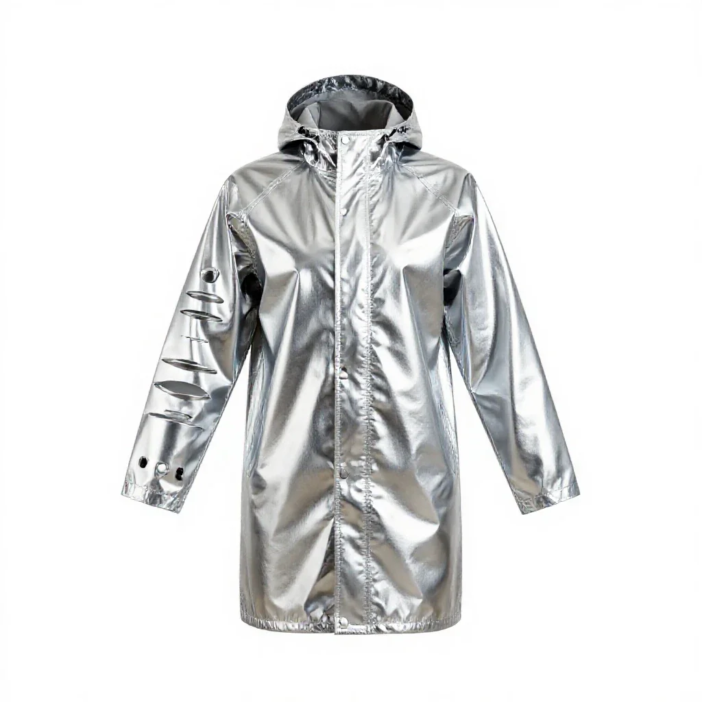 Foul-weather gear isolated on a white background