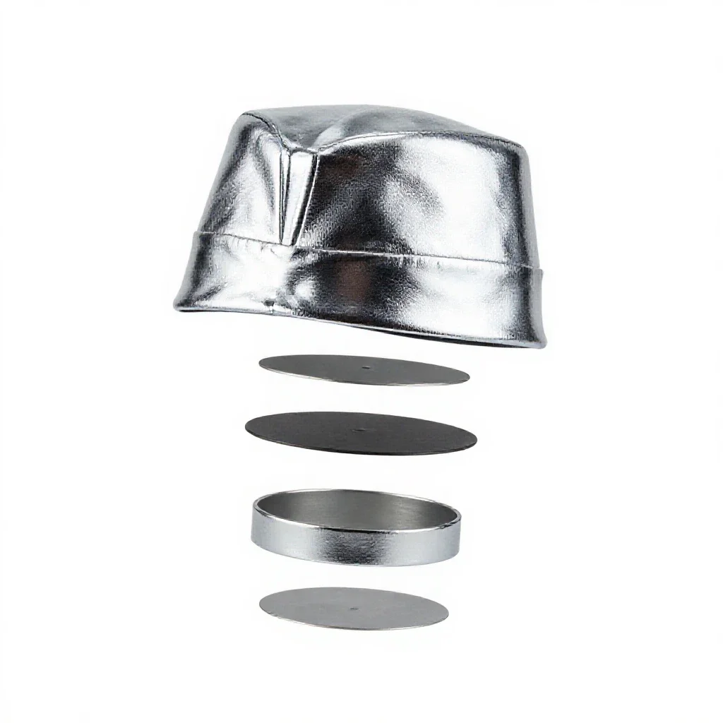 Garrison cap isolated on a white background