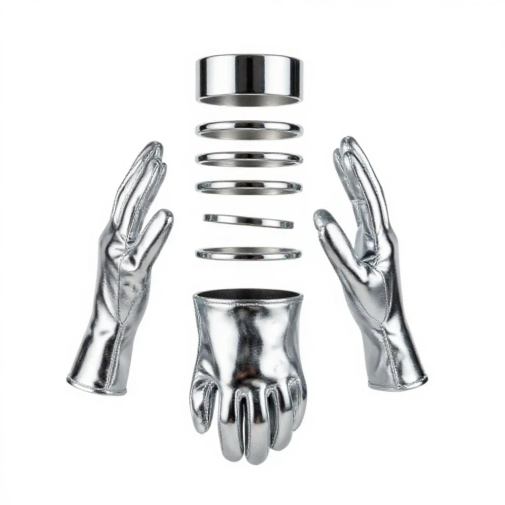 Gauntlet isolated on a white background