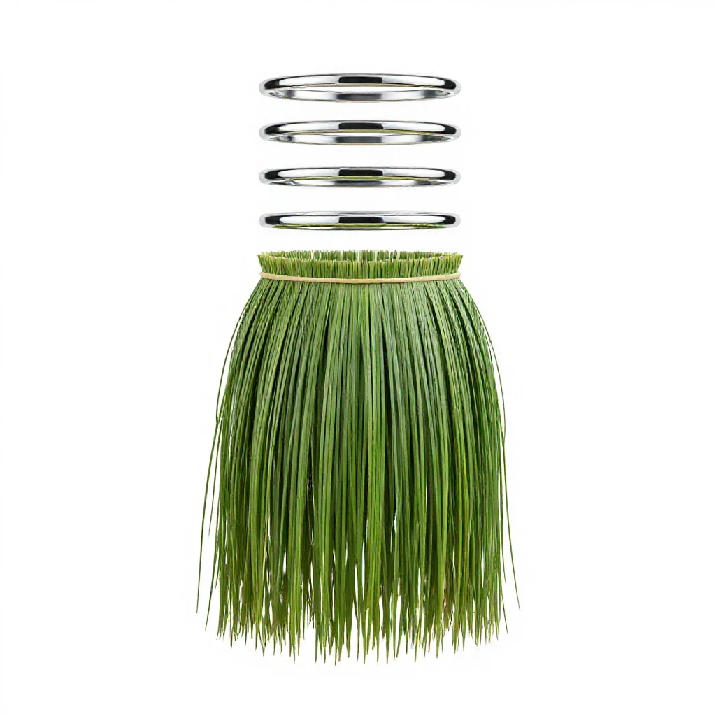 Grass skirt isolated on a white background